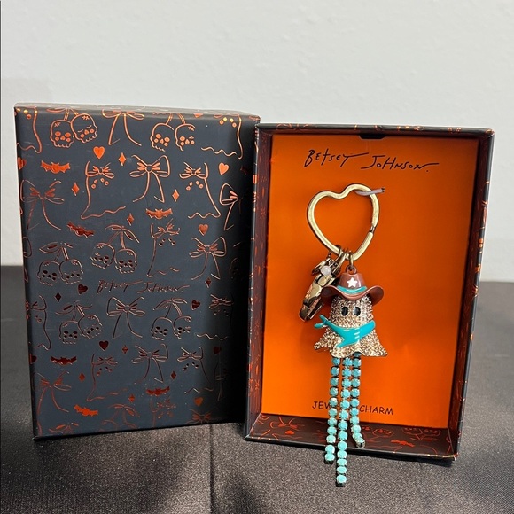 Betsey Johnson | Cowgirl Ghost Bag Charm - Picture 1 of 10